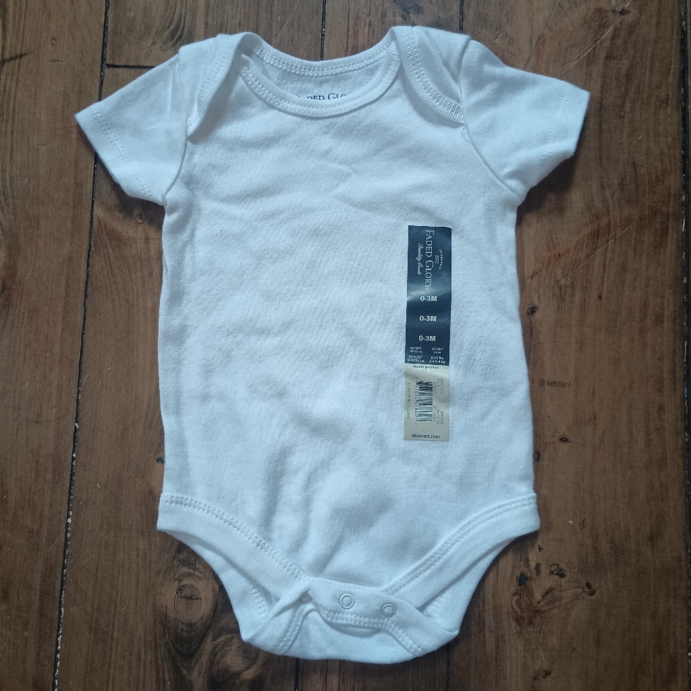 New With Tags White Onesie